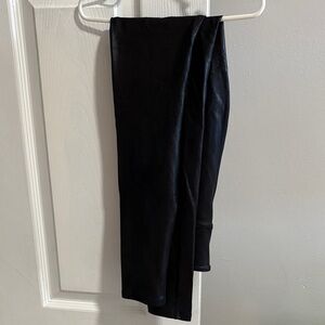 SPANXshape Feux Lether Leggings - Size Medium